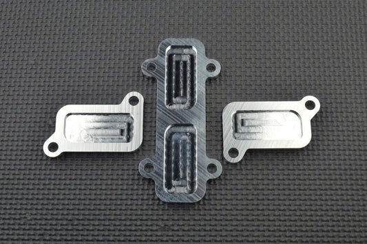BMW K1200 K1300 S R GT SMOG Block Off Plates PAIR SAS AIS Eliminator Kit K1300S