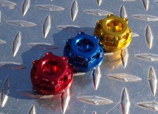 RED Yamaha Oil Filler Cap / Plug - R1 R7 R6 R3 FZ1 FZ8 FZ6 XJ6S XSR700 FJR1300 MT01 MT03 MT-07 MT-10 Tenere 700 1200 Tracer 7