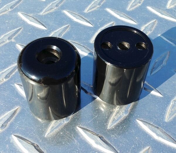 Black Weighted Bar Ends R1 R3 R6 R7 R9 MT09 CBR 600RR 1000RR DL1000 HAYABUSA SV650