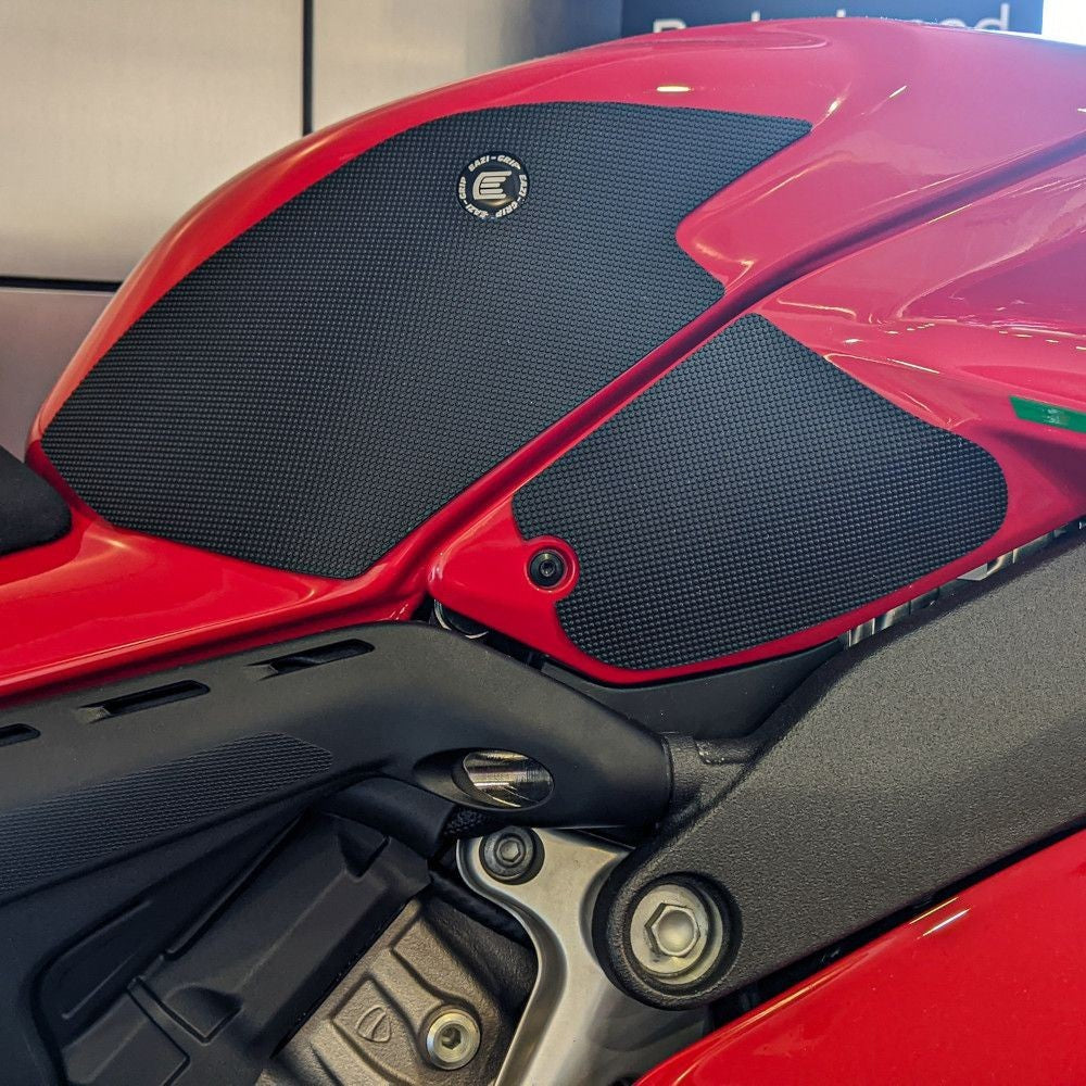 2023 - 2024 Ducati Streetfighter V4 Eazi-Grip PRO Tank Grip Traction Pads Clear