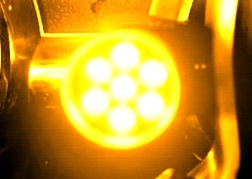 AMBER Raptor LED Shift Light R1 GSXR TL1000 HAYABUSA 1400 ZX10 ZX12 ZX14 CBR RC51 VROD