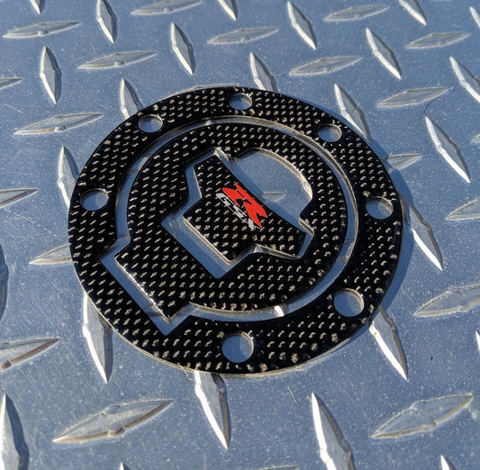 2001-2002 GSX-R 1000 REAL Carbon Fibre Fuel Gas Cap Pad Decal 1989-98 GSXR 1100