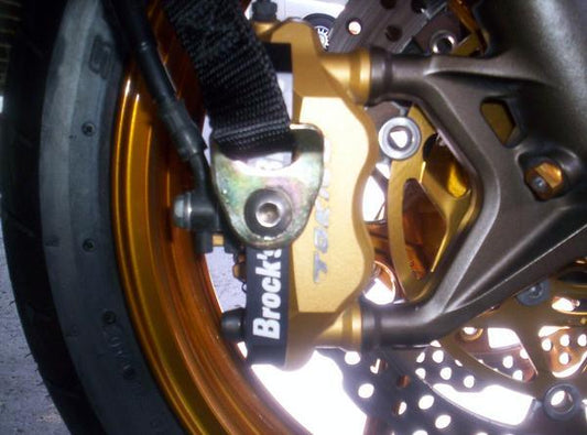 ZX6R ZX10R ZX14 - Brocks Radial Caliper Fork Strap Brackets Z900RS Z1000 ZX12R