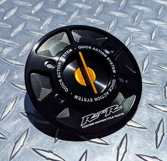 BMW Quick Release Fuel Gas Cap ~ S1000RR S1000R M1000RR M1000R HP4 HP2 R1200 K1600 F800 F700 R9T ~ Gold