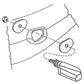 Yamaha BLUE Turn Signal Adapter Plates - R1  R6  R7  FZ1  YZF  YZF1000  YZF600