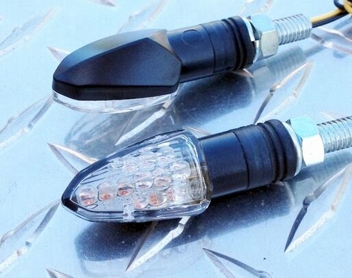 Mini Stalk LED Signals - 675R S1000RR 1000RR 899 959 1199 1299 RSV4R F4 H2 RC8
