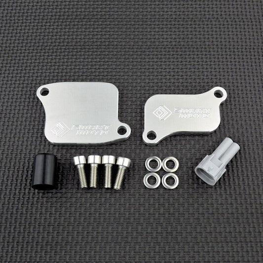 2013 + Triumph Daytona 660 675 675R 765 SMOG Block Off Plates PAIR Valve AIS SAS Delete