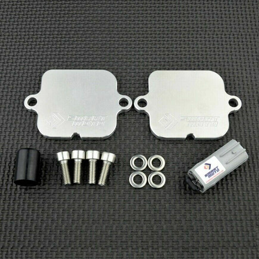2014 + Honda CB 650F 650R SMOG Block Off Plates AIS SAS PAIR Valve Eliminator CB650R CB650F