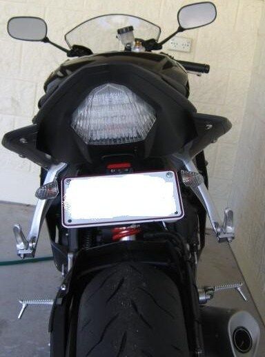 Yamaha 2006 - 2021 R6 Fender Eliminator Tail Tidy Plate Bracket (No Turn Signal)