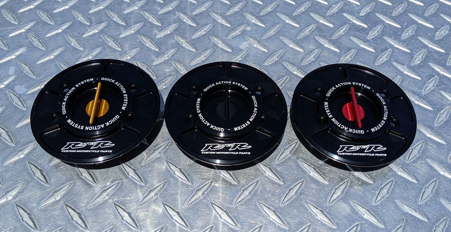 BMW Quick Release Fuel Gas Cap ~ S1000RR S1000R M1000RR M1000R HP4 HP2 R1200 K1600 F800 F700 R9T ~ Gold