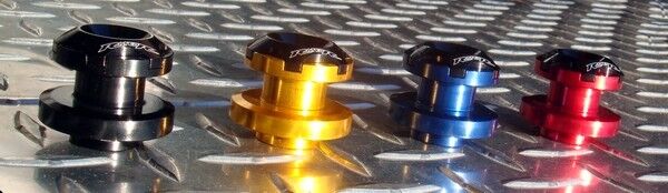 GOLD 6mm Swingarm Spools R1 R6 R7 R3 FZ8 MT09 FZ9 MT10 RSV4 675 821 899 959 M6