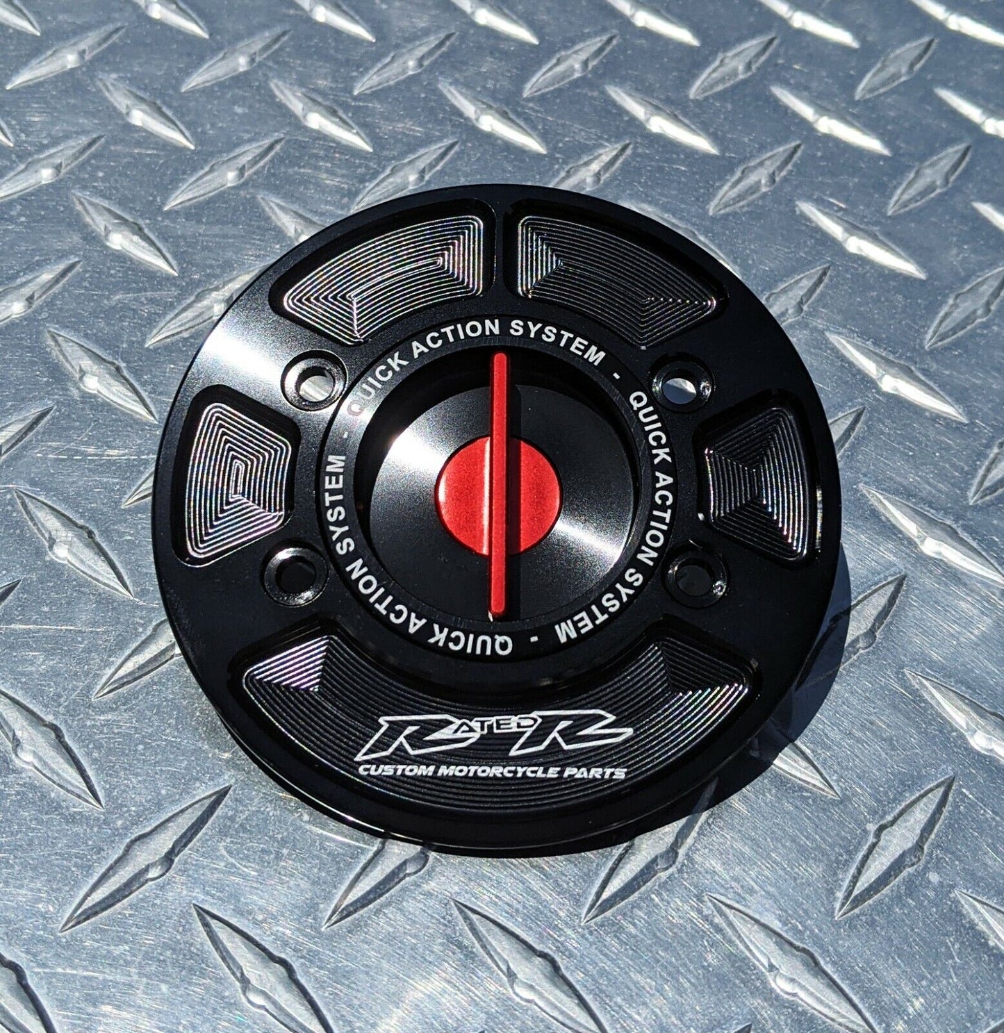 BMW Quick Release Fuel Gas Cap ~ S1000RR S1000R M1000RR M1000R HP4 R1200 K1600 F800 F700 R9T HP2 ~ Red