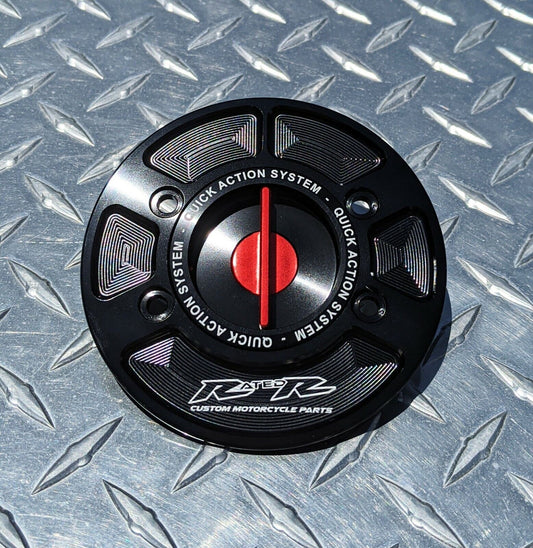 BMW Quick Release Fuel Gas Cap ~ S1000RR S1000R M1000RR M1000R HP4 R1200 K1600 F800 F700 R9T HP2 ~ Red