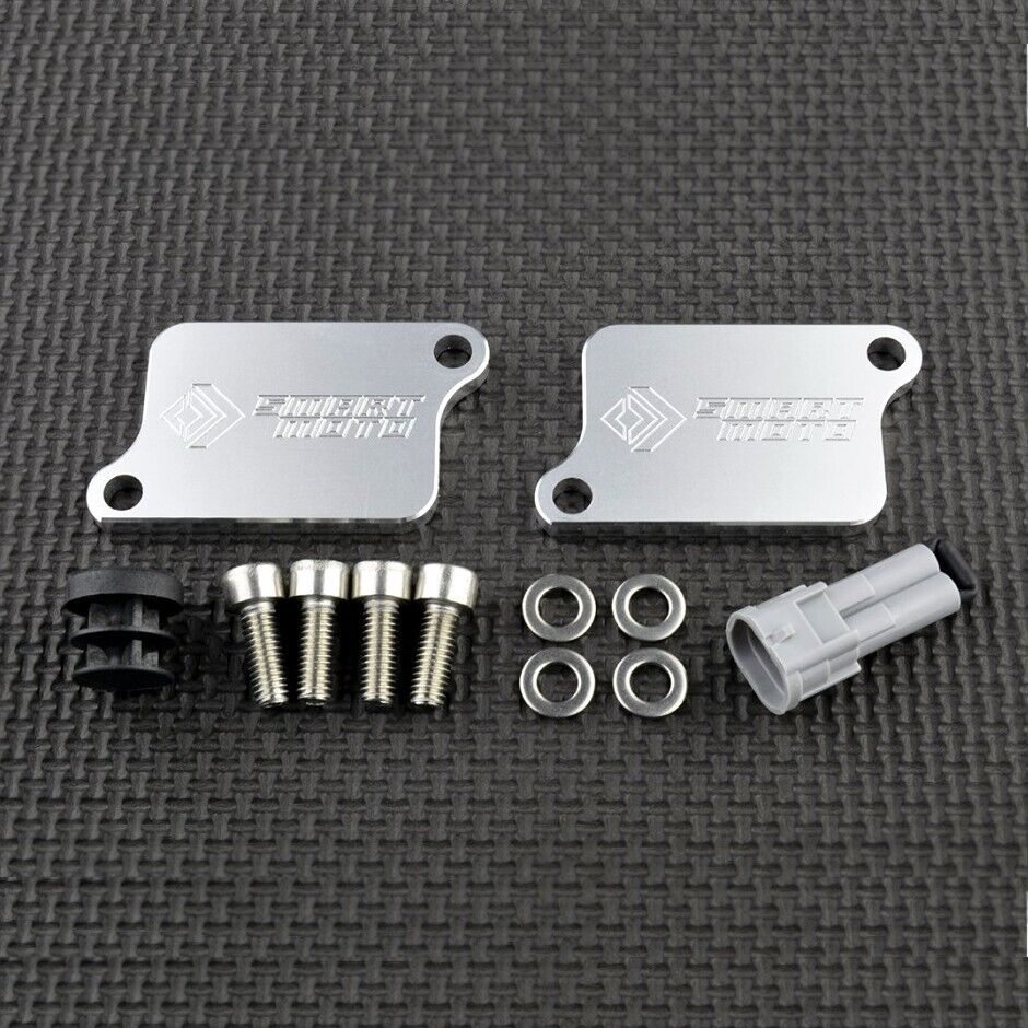 2011 - 2025 Kawasaki W800 SMOG Block Off Plates PAIR AIS SAS Valve Eliminator Kit
