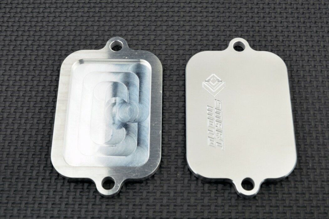 Kawasaki 2004 2005 2006 ZX12R SMOG Blanking Plates PAIR Block Off AIS SAS Valve Eliminator