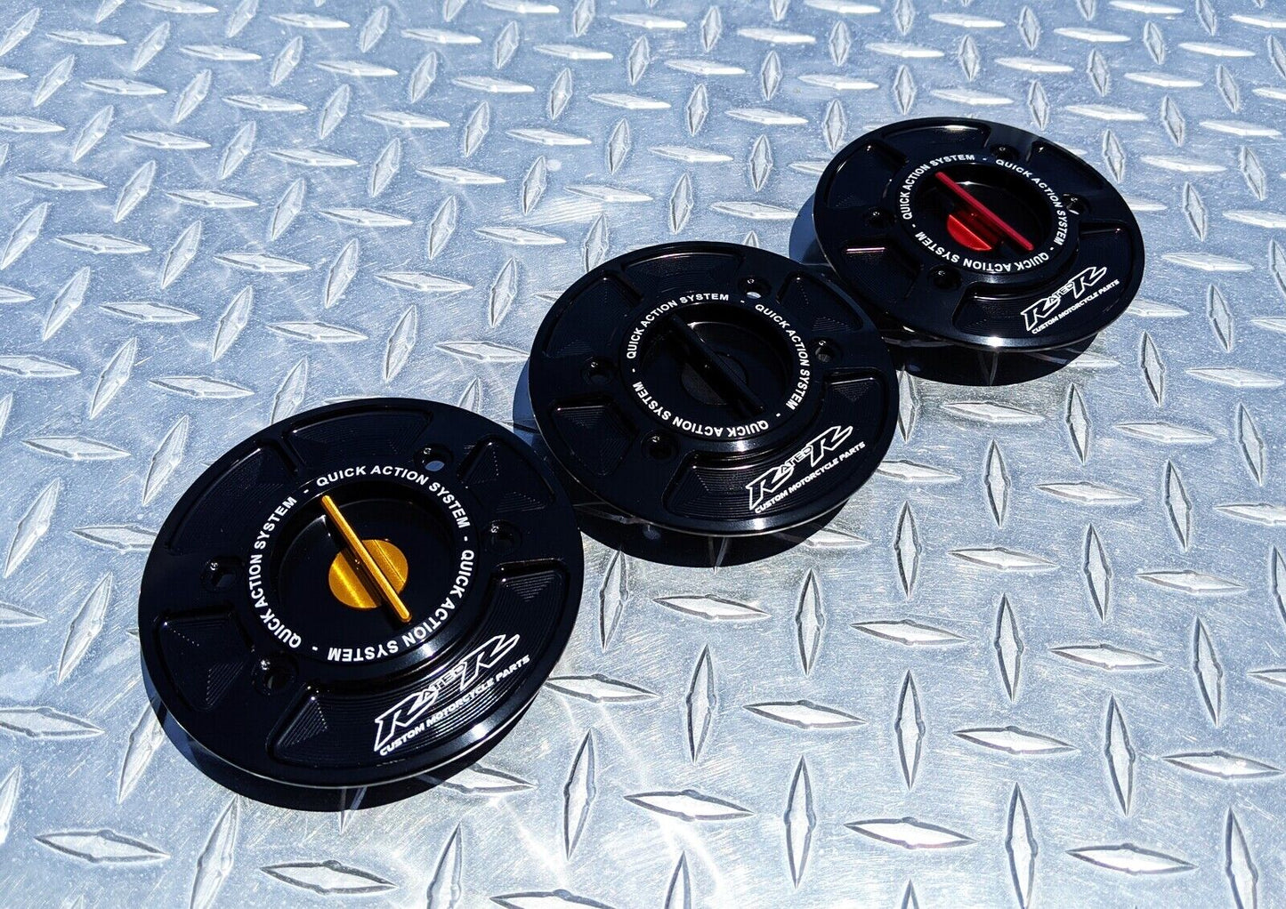 BMW Quick Release Fuel Gas Cap ~ S1000RR S1000R M1000RR M1000R HP4 HP2 R1200 K1600 F800 F700 R9T ~ Gold