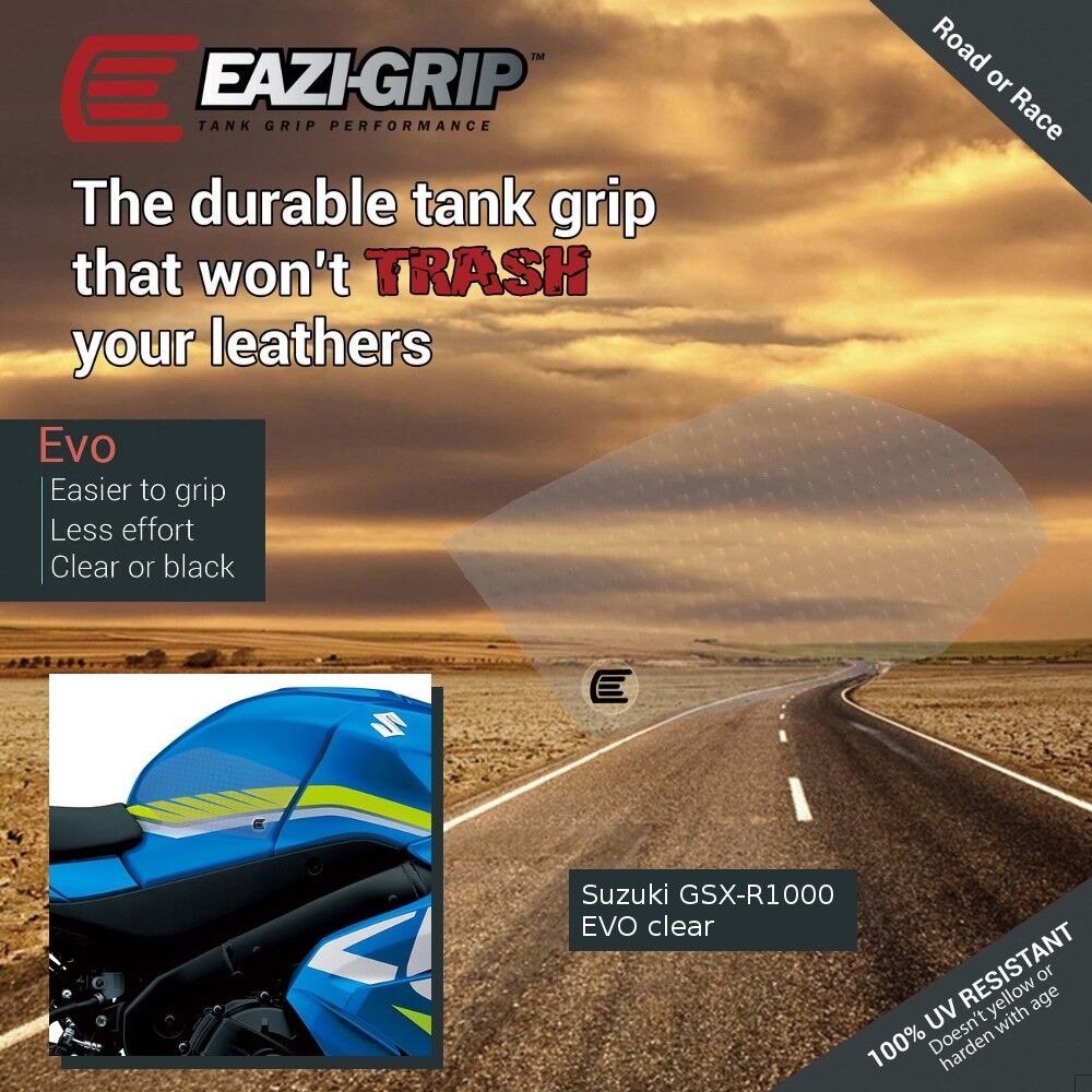 2017 - 2025 GSX-R1000 Eazi-Grip Tank Traction Pads GSX-R 1000R GSXR 1000