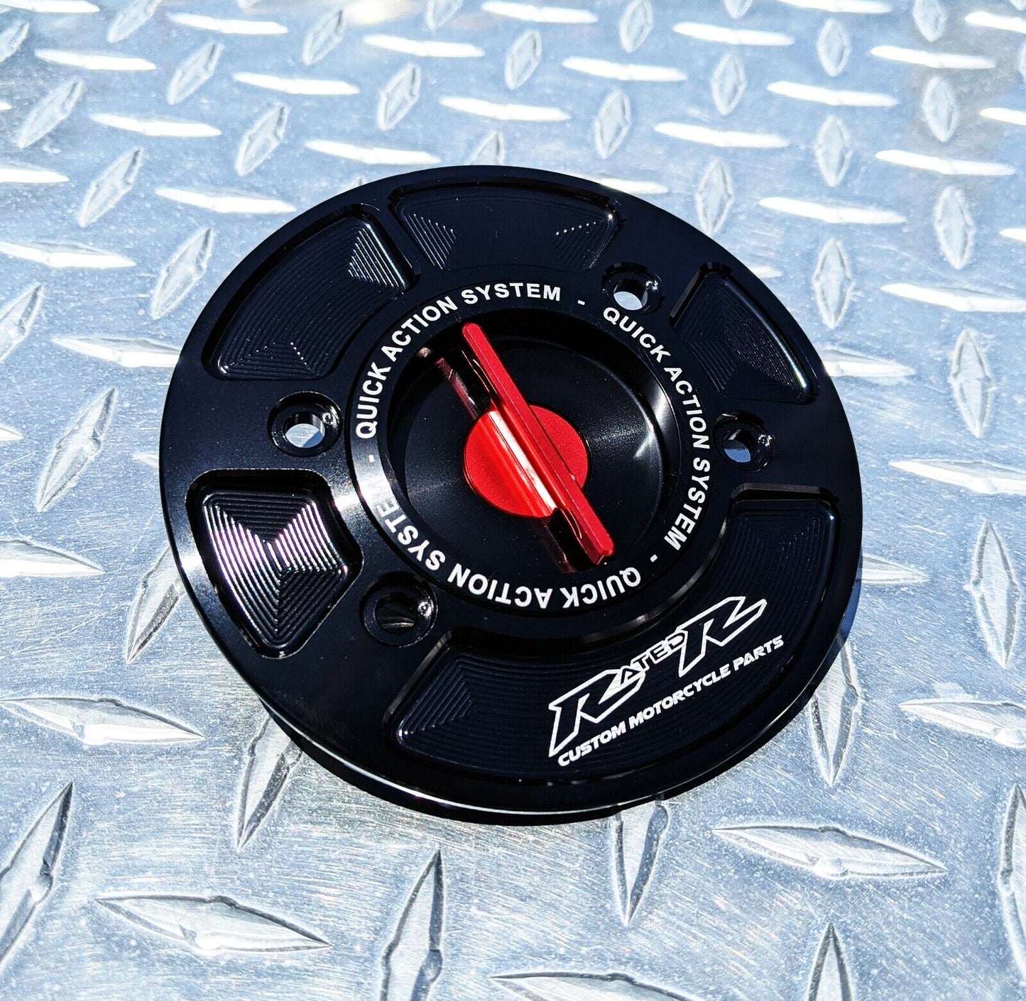 BMW Quick Release Fuel Gas Cap ~ S1000RR S1000R M1000RR M1000R HP4 R1200 K1600 F800 F700 R9T HP2 ~ Red