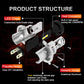 H4 LED Headlight Bulb Globe - Kawasaki VULCAN S 650 900 1700 W800 Z650 ABS