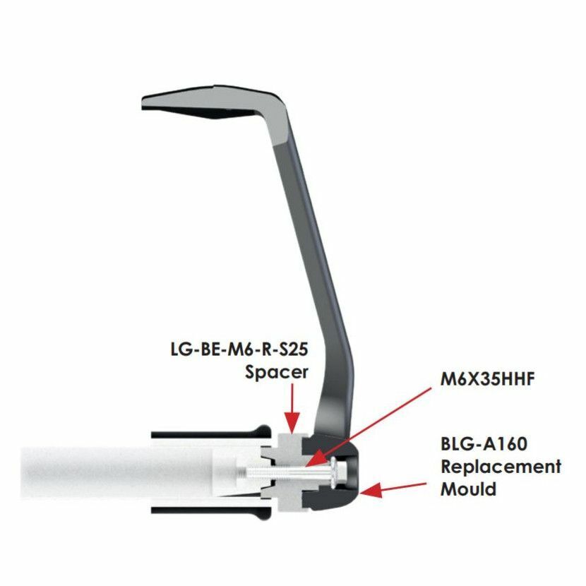 GBRacing Lever Guard - Yamaha All R1 R6 R3 R1S R1M Brake Protector GB Racing