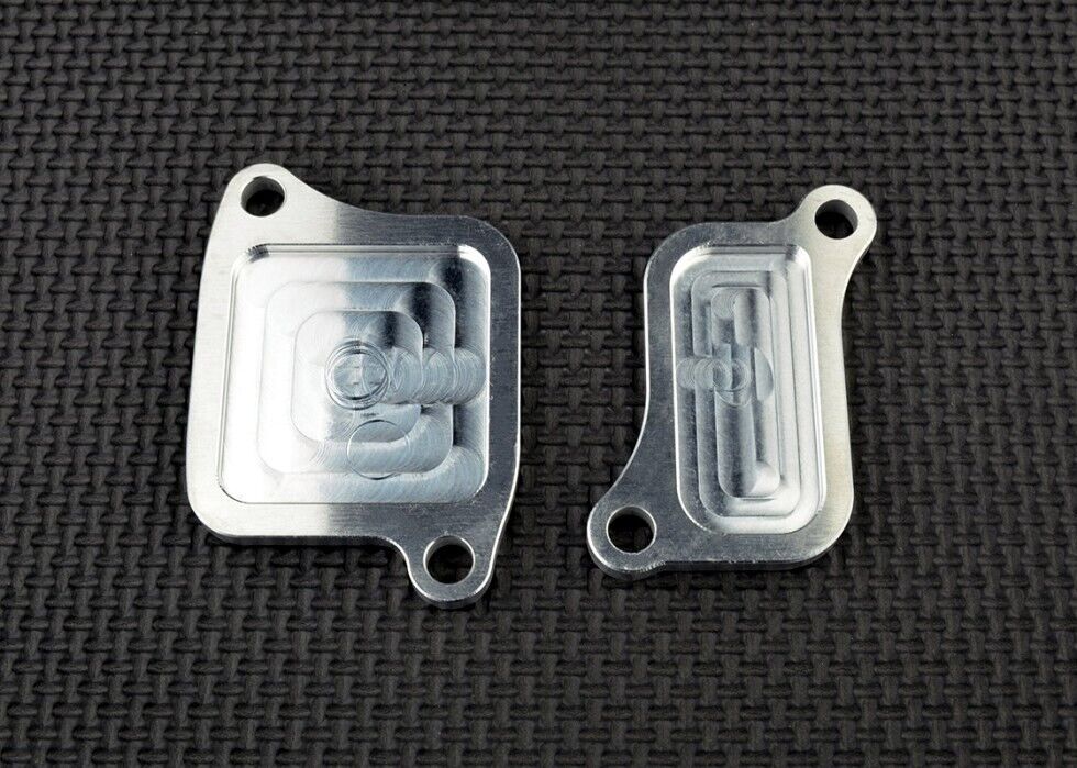 2013 + Triumph Daytona 660 675 675R 765 SMOG Block Off Plates PAIR Valve AIS SAS Delete