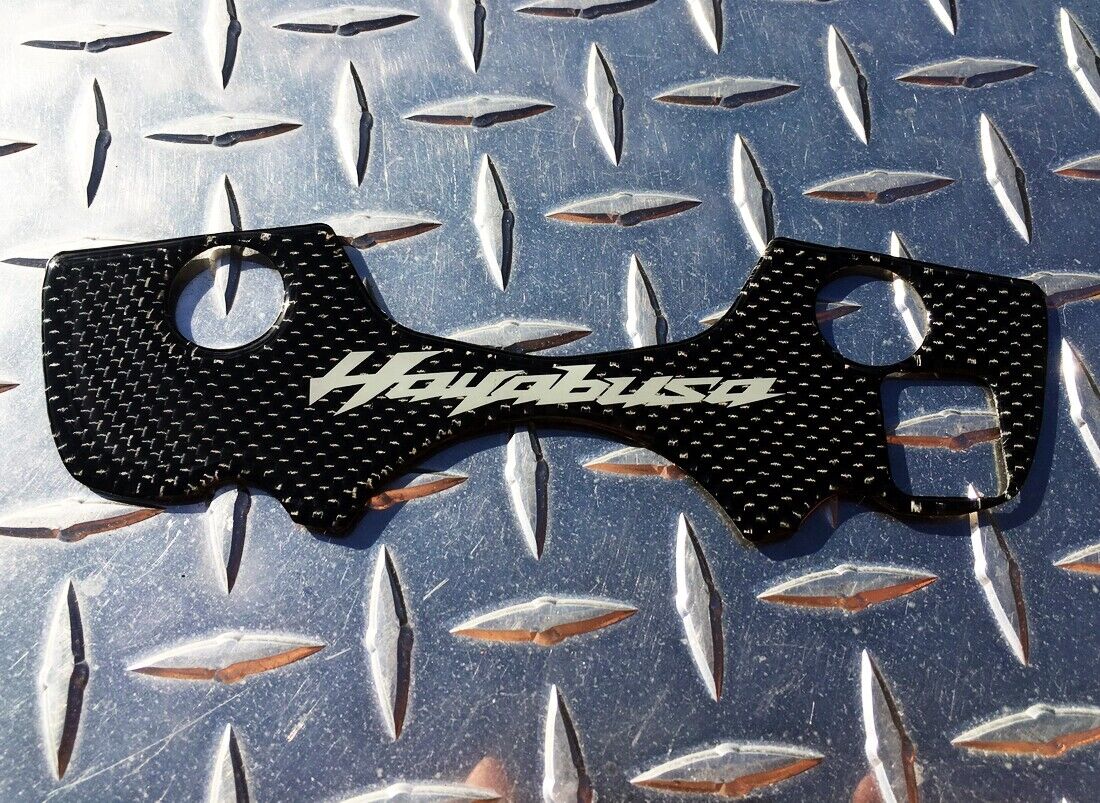 Gen 2 Hayabusa 2008 - 2020 Real Carbon Fibre Yoke / Triple Clamp Pad Protector