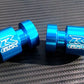 BLUE GSXR Swingarm Spools / Bobbins / Sliders GSX-R 600 750 1000 1100