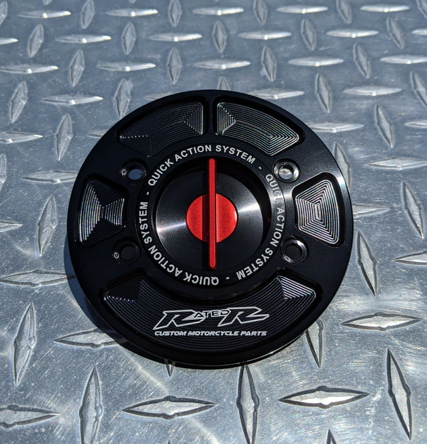 BMW Quick Release Fuel Gas Cap ~ S1000RR S1000R M1000RR M1000R HP4 R1200 K1600 F800 F700 R9T HP2 ~ Red