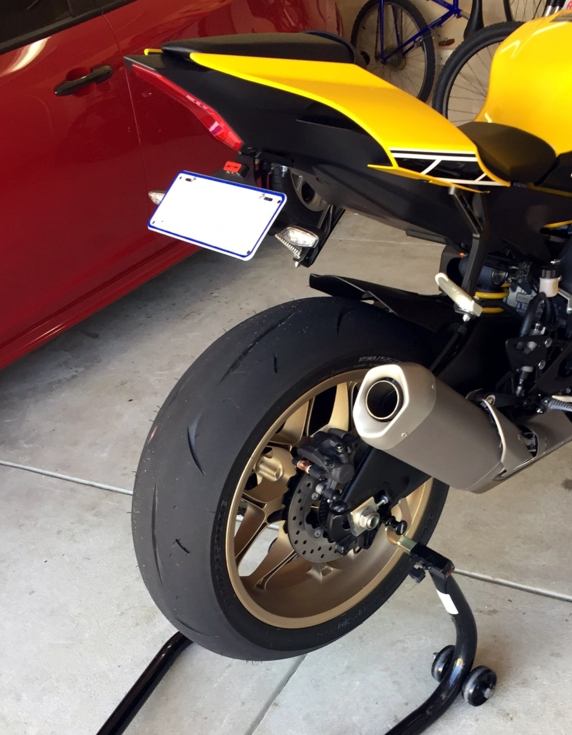 2015 + Yamaha R1 LED Fender Eliminator R1M R1S Number Plate Bracket YZF-R1