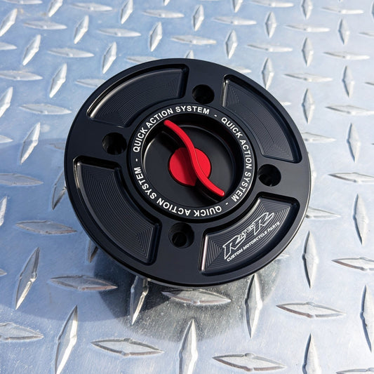 Ducati Red Quick Release Fuel Gas Cap - MONSTER 696 795 796 1100 / EVO
