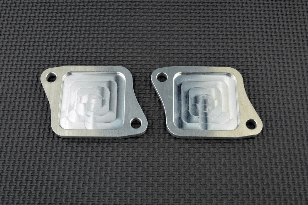 Suzuki GSX-R1000 K1 - K4 PAIR Block Off  Plates AIS Delete GSXR 1000 2001 - 2004