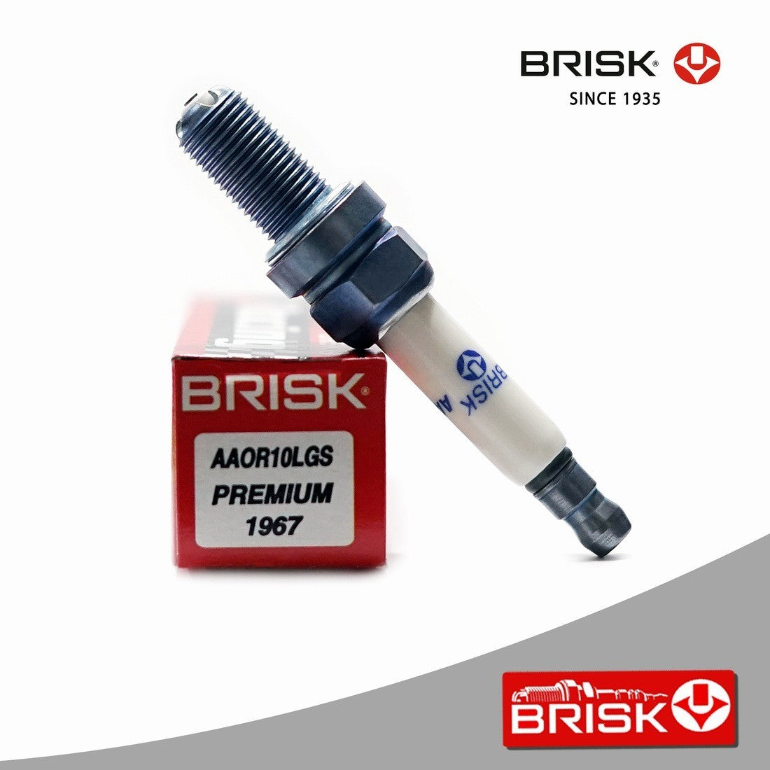 2 x BRISK AAOR10LGS Spark Plugs For Ducati Multistrada V2 950 1200 1260 / S