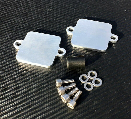 Yamaha R6 FZ6 FZ6R XJ6S FZ8 FZ1 AIS SAS Block Off Plates PAIR Valve Delete Kit