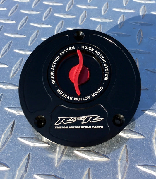Honda Quick Release Fuel Gas Cap CBR 600RR 900RR 1000RR CB1000R 929 F4 F4i RC51 VTR 1100XX ~ Red