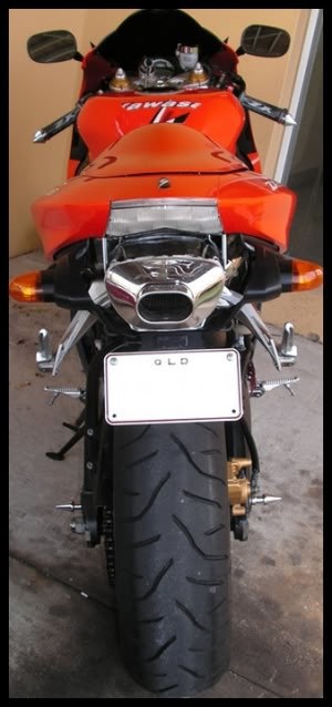 Kawasaki 2005 - 2008 ZX6 Mini Fender Eliminator ZX6R ZX6RR 2007 2006