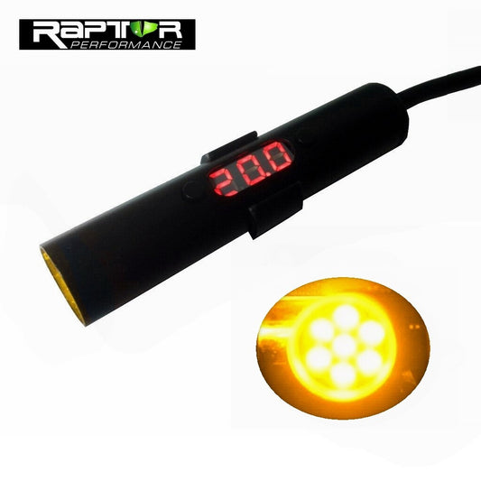 AMBER Raptor LED Shift Light R1 GSXR TL1000 HAYABUSA 1400 ZX10 ZX12 ZX14 CBR RC51 VROD