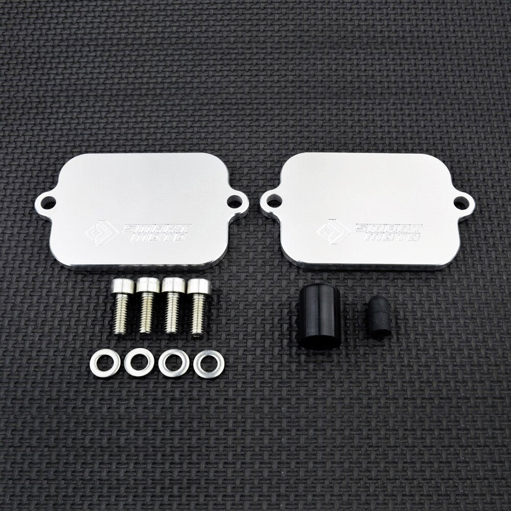 2000 - 2003 Kawasaki ZX12R SMOG Blanking Plates PAIR AIS SAS Valve Delete Kit ZX-12R