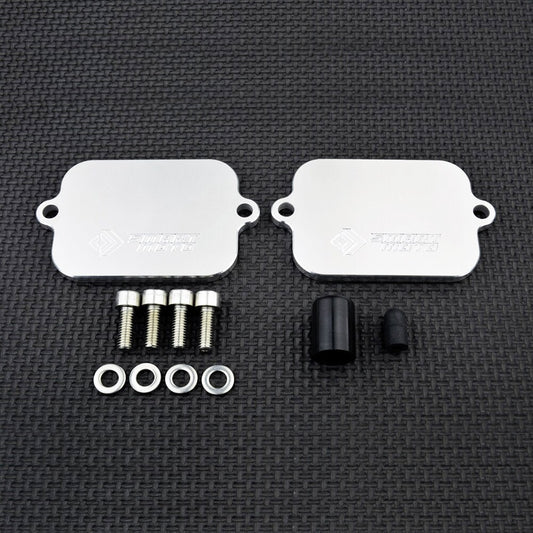 2000 - 2003 Kawasaki ZX12R SMOG Blanking Plates PAIR AIS SAS Valve Delete Kit ZX-12R